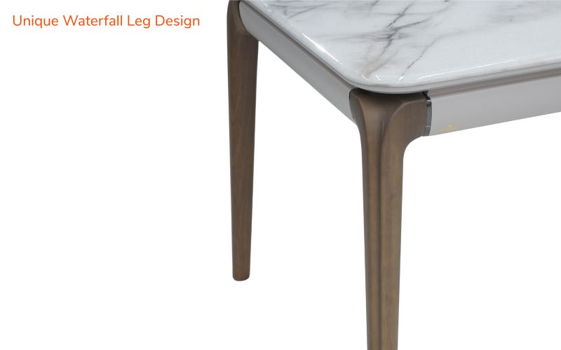 Royaloak Verona Italian 5D Natural Stone Dining Table Four Seater