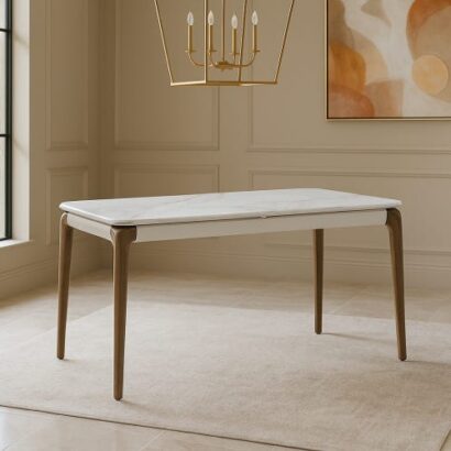 Royaloak Verona Italian 5D Natural Stone Dining Table Four Seater