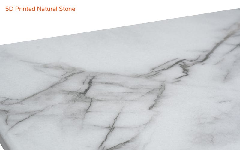 Royaloak Verona Italian 5D Natural Stone Dining Table Six Seater