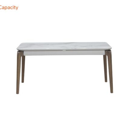 Royaloak Verona Italian 5D Natural Stone Dining Table Six Seater