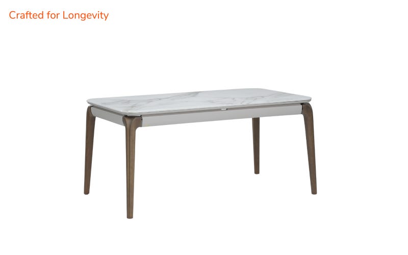 Royaloak Verona Italian 5D Natural Stone Dining Table Six Seater