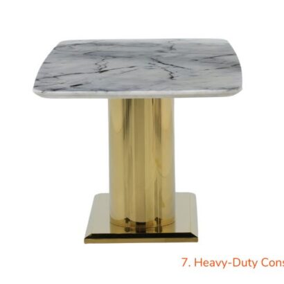 Royaloak Zurich Italian Marble Dining Table Six Seater