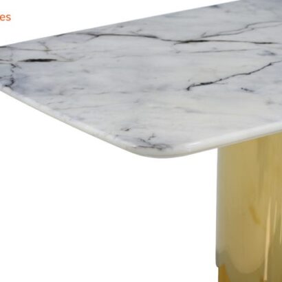 Royaloak Zurich Italian Marble Dining Table Six Seater