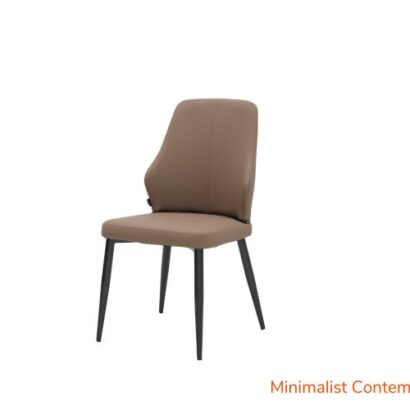 Seattle 5D Natural Stone Dining Table & Muar Chair 4 Seater Set