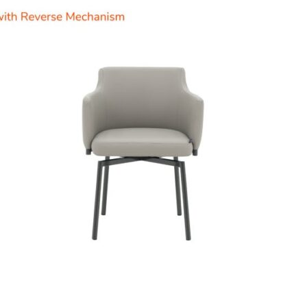 Seattle 5D Natural Stone Dining Table & Turin Chair 4 Seater Set